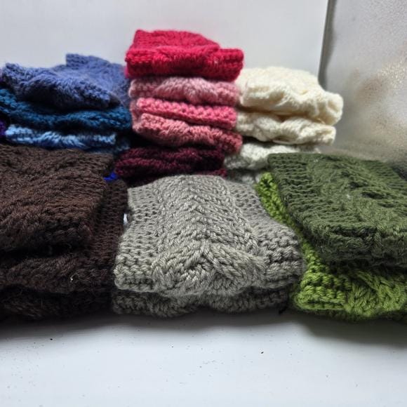 NWOT Lot of 54 Knit Crochet Headbands Multicolor Headwrap 