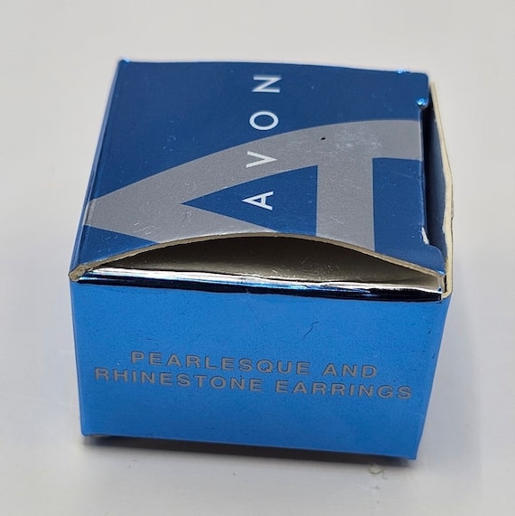 NIB Designer Avon 2005 Pearlesque & Rhinestone Ea… - image 7