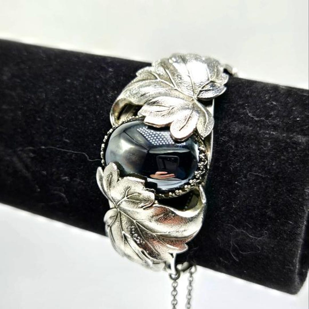 希少な60年代デザイナーのサイン入りWhiting & Davis Coヘマタイト