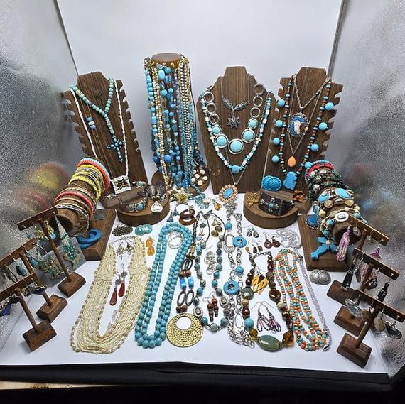 ターコイズ アンティーク アクセサリーセット ヴィンテージからモダン