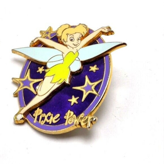 Disney 2004 Pixie Power Tinkerbell Lapel Pin Offi… - image 1