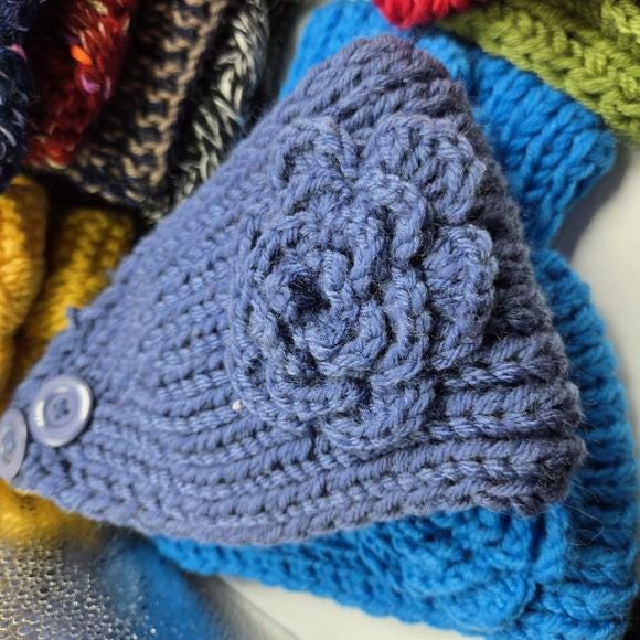 NWOT Lot of 54 Knit Crochet Headbands Multicolor Headwrap  display picture 3