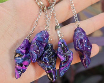 Outer Wilds Quantum Shard Keychain - Handcrafted