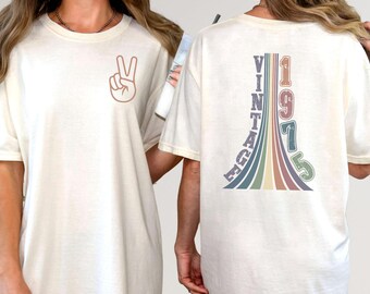 1975 Vintage T Shirt, 1975 Birthday Tshirt, 50th Birthday Shirt, 50th Birthday Gift Shirt, 1975 Retro Shirt, 1975 Birthday Celebration Shirt