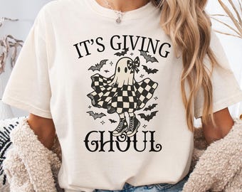 Funny Ghost Halloween Shirt, Halloween Ghoul Shirt, Halloween Ghost Shirt, Halloween Bat Shirt, Spooky Season Shirt, Womens Halloween Shirt