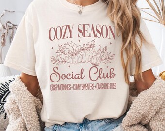Cozy Season Shirt, Fall Lover Shirt, Cute Fall Tshirt, Fall Pumpkin Shirt, Pumpkin Fall Shirt, Trendy Fall Shirt, Fall Thanksgiving Shirt