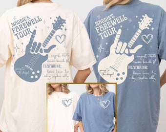 Custom Comfort Colors Bachelorette Farewell Tour Matching Shirts Nashville Bachelorette Party Shirts for Bach Party Gift for Bridesmaid