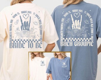 Custom Comfort Colors Bachelorette Farewell Tour Matching Shirts Nashville Bachelorette Party Shirts for Bach Party Gift for Bridesmaid