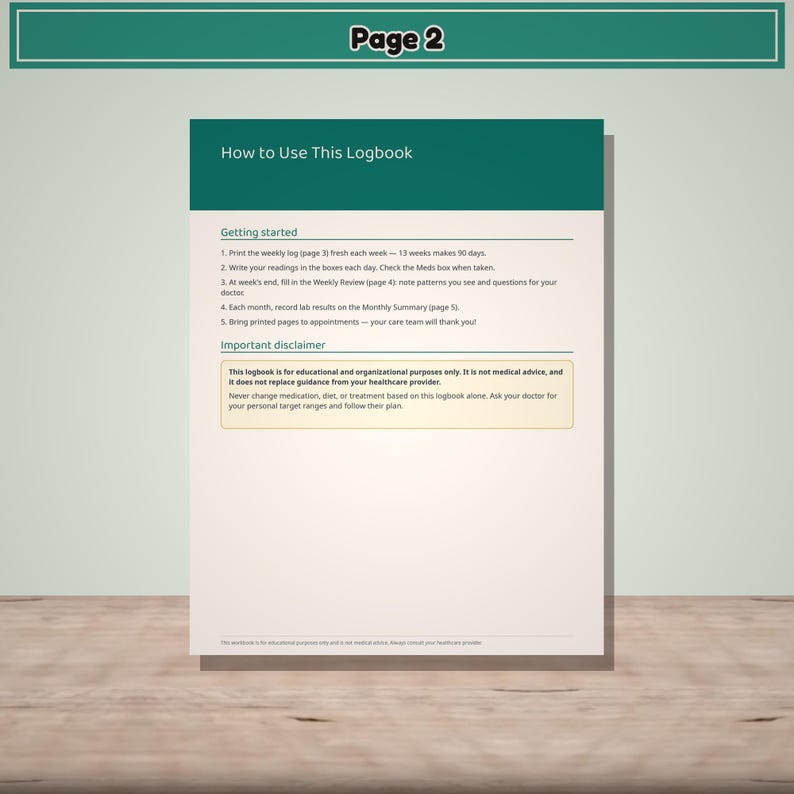 90-day Blood Sugar Logbook Printable | Diabetes Weekly Tracker ...