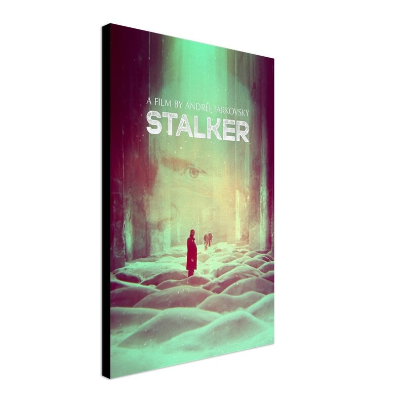 Stalker (1979) - Limited Edition, Andrei Tarkovsky, Classic Sci-Fi Movie, Premium Canvas, Metal, Wood, Fine Art Wall Print, Ready to Hang image 4