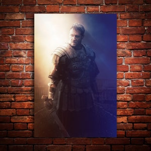 Gladiator - Maximus, Strength and Honor, Ridley Scott, Classic Movie, Custom, Premium Canvas, Metal, Wood, Fine Art Print, Ready to Hang