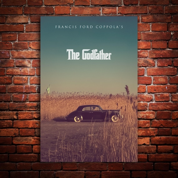 The Godfather (1972) - Limited Edition, Francis Ford Coppola, Classic Movie, Premium Canvas, Metal, Wood, Fine Art Wall Print, Ready to Hang