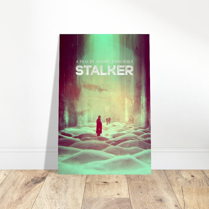 Stalker (1979) - Limited Edition, Andrei Tarkovsky, Classic Sci-Fi Movie, Premium Canvas, Metal, Wood, Fine Art Wall Print, Ready to Hang image 3