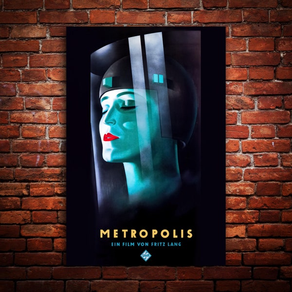 Metropolis 1927 - Benutzerdefinierter Druck, Fritz Lang, Exklusiv, Leinwand, Metall, Holz, Fine Art Print, fertig zum Aufhängen