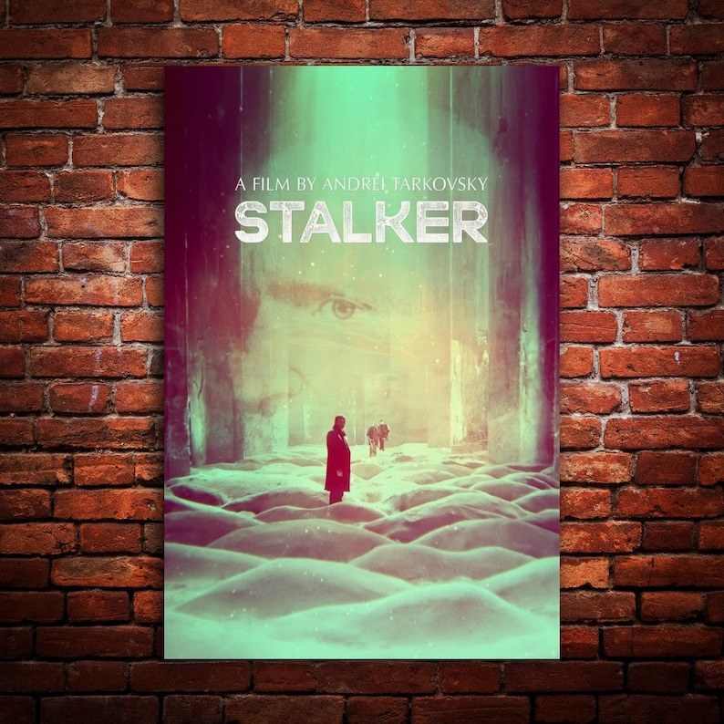 Stalker (1979) - Limited Edition, Andrei Tarkovsky, Classic Sci-Fi Movie, Premium Canvas, Metal, Wood, Fine Art Wall Print, Ready to Hang 30x45 cm / 12x18″