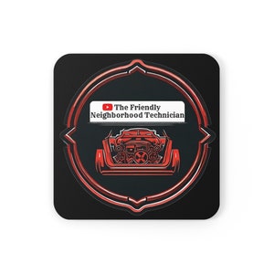 The Friendly Neighborhood Technician Cork Back Coaster