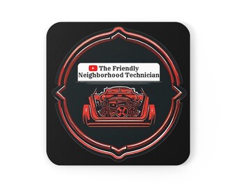 De vriendelijke buurttechnicus Cork Back Coaster