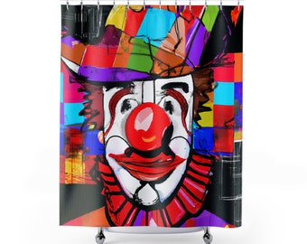Clown-douchegordijnen
