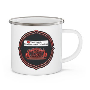 The Friendly Neighborhood Technician Enamel Camping Mug