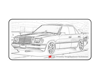 W124 Schets bureaumat