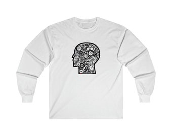 Ultra katoenen T-shirt met lange mouwen