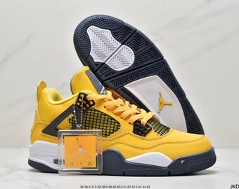Air Jordan 4 Sneakers Lightning Yellow Jordan 4