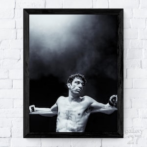 Toro salvaje (1980), Robert De Niro como Jake LaMotta, Leyenda del cine, Impresiones de bellas artes de primera calidad, Lienzo, metal o enmarcadas, Listas para colgar