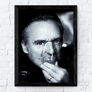 Dennis Hopper as Frank Booth, Blue Velvet 1991, Movie Legend, Iconic Actor, Canvas, Metal, Framed, Ready to Hang, Premium Fine Art Print