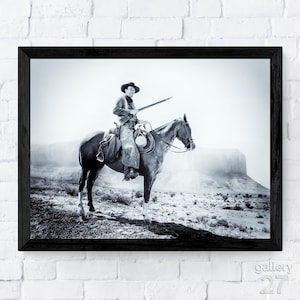 The Searchers 1956, John Wayne, John Ford, Movie Legend, Iconic Classic Film, Canvas, Metal, Framed, Ready to Hang, Premium Fine Art Print