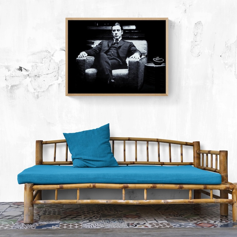 The Godfather 1972, Michael Corleone, Al Pacino, Movie Legend, Premium Fine Art Prints, Canvas, Metal, or Framed, Ready to Hang image 4