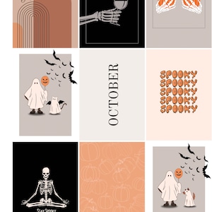 Boho Halloween Art Prints: Spooky Vibes for Your Walls