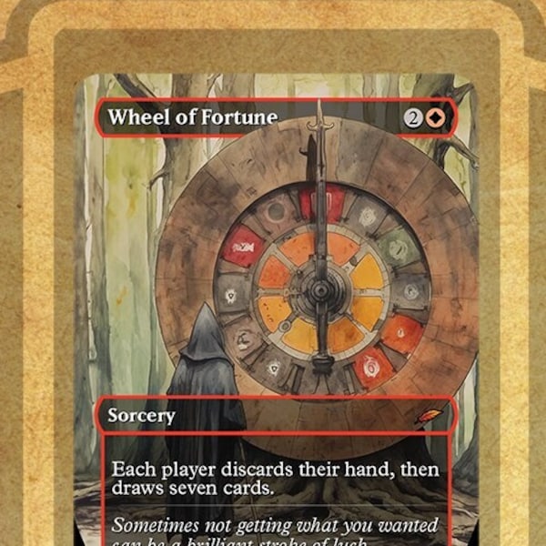 MTG Wheel of Fortune Proxy