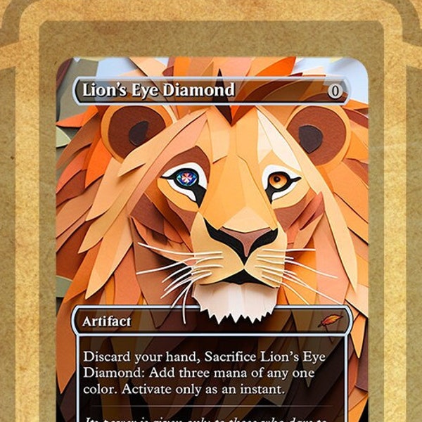MTG Lion's Eye Diamond Proxy