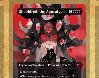 Sheoldred, the Apocalypse Forced Card Draw Life Drain Magic MTG Custom Commander Deck - Etsy Sheoldred, the Apocalypse Forced Card Draw Life Drain Magic MTG Custom Commander Deck - Etsy