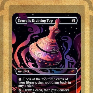 MTG Sensei's Divining Top Proxy