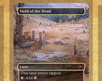 MTG - Magic the Gathering - Alliances - Lake of the Dead - Lightly