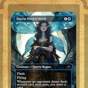 MTGプレイマット The Poet and Faerie Queen