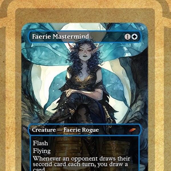 MTG Faerie Mastermind Proxy