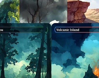 MTG - Magic the Gathering - Revised - Badlands Dual Land