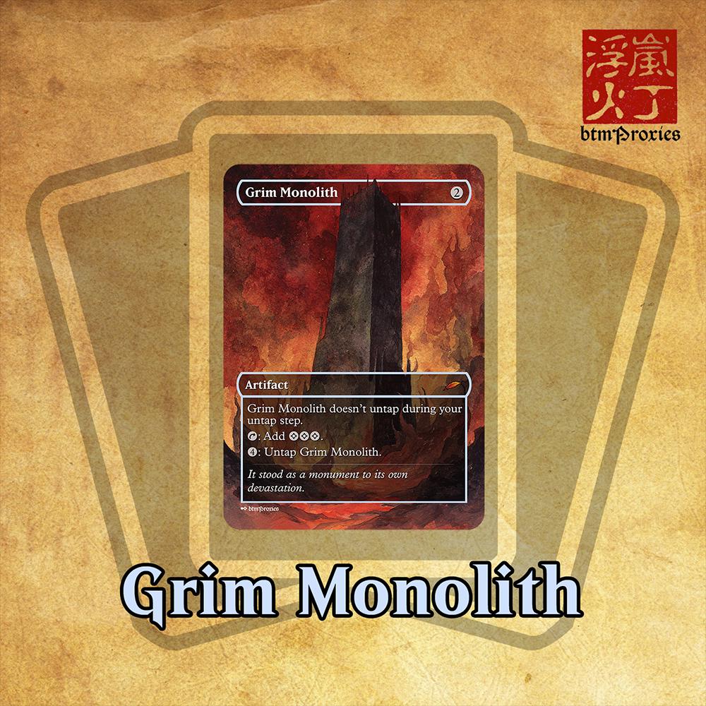Grim Monolith Proxy - Etsy