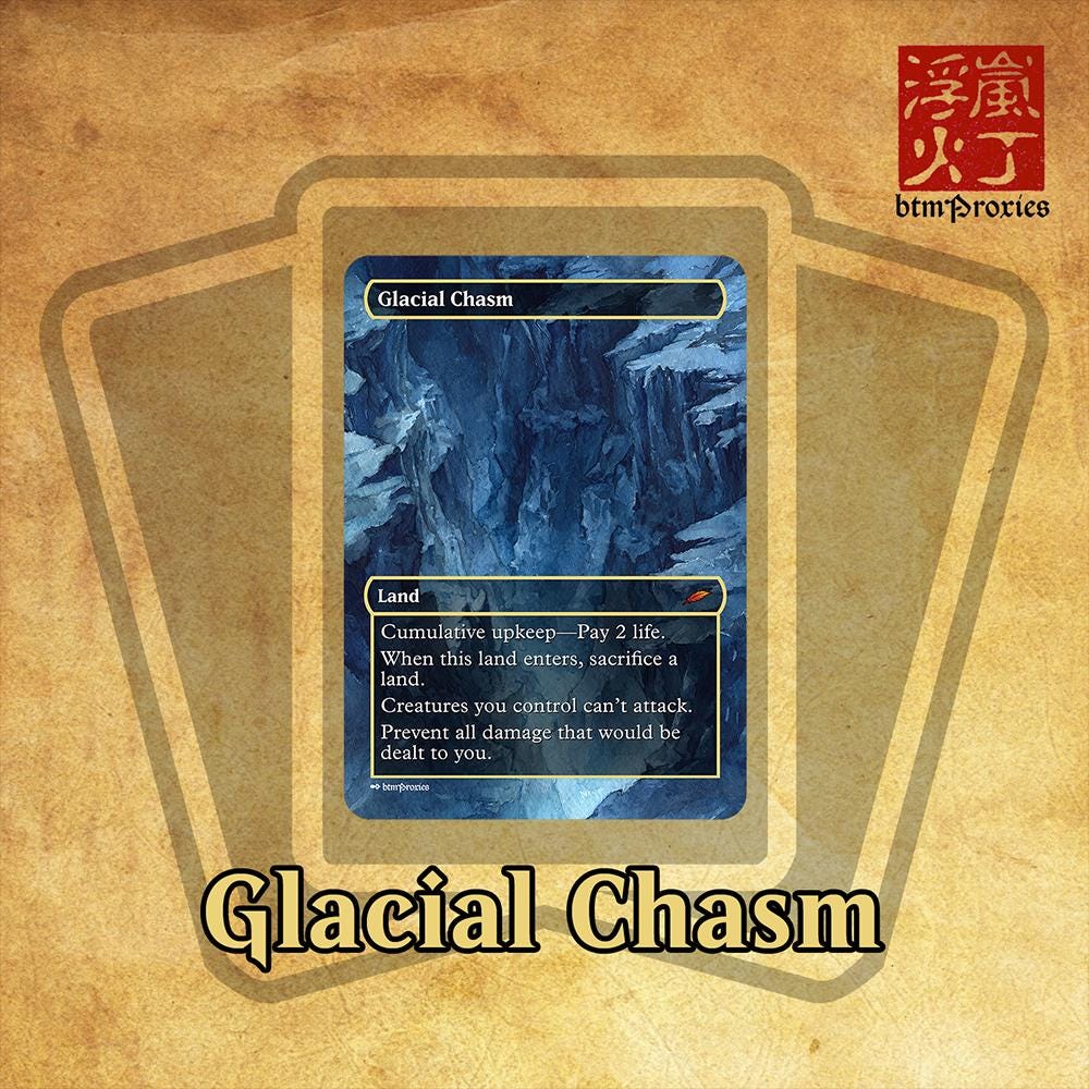 Glacial Chasm Proxy - Etsy