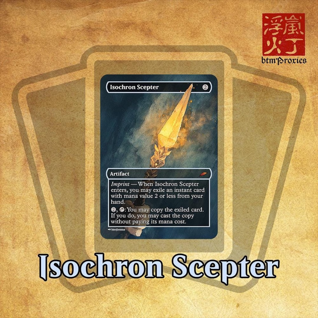 mtg cards like isochron scepter Proxy You may copy the exiled card Isochron Scepter Combo #mtguk #edh