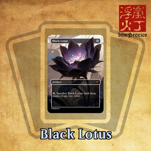 BLACK・LOTUS Black Lotus · Unlimited Edition (2ED) #233 · Scryfall Magic: The