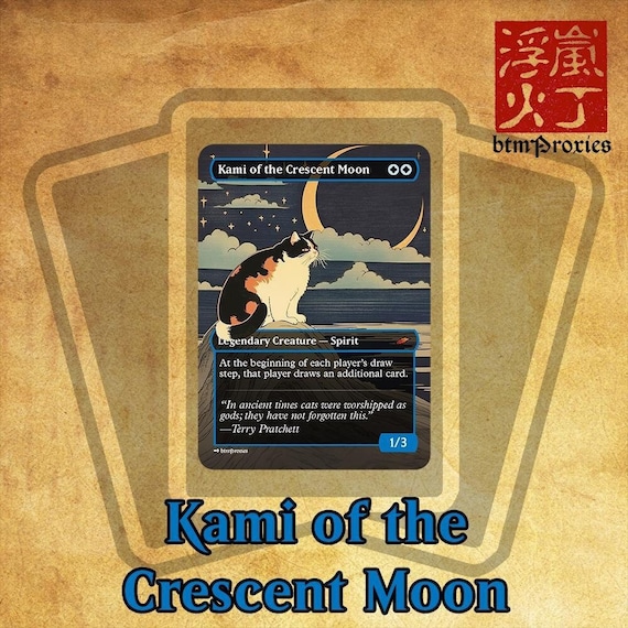 Cat Kami of the Crescent Moon Proxy - Etsy