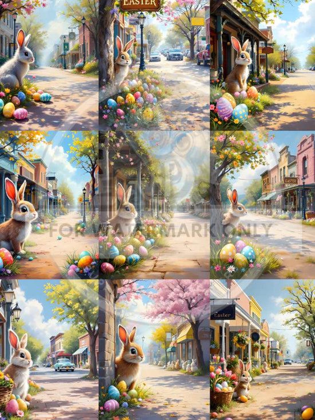 Bunny Multi Decoupage Rice Paper DC625 - Easter Spring Decoupage ...