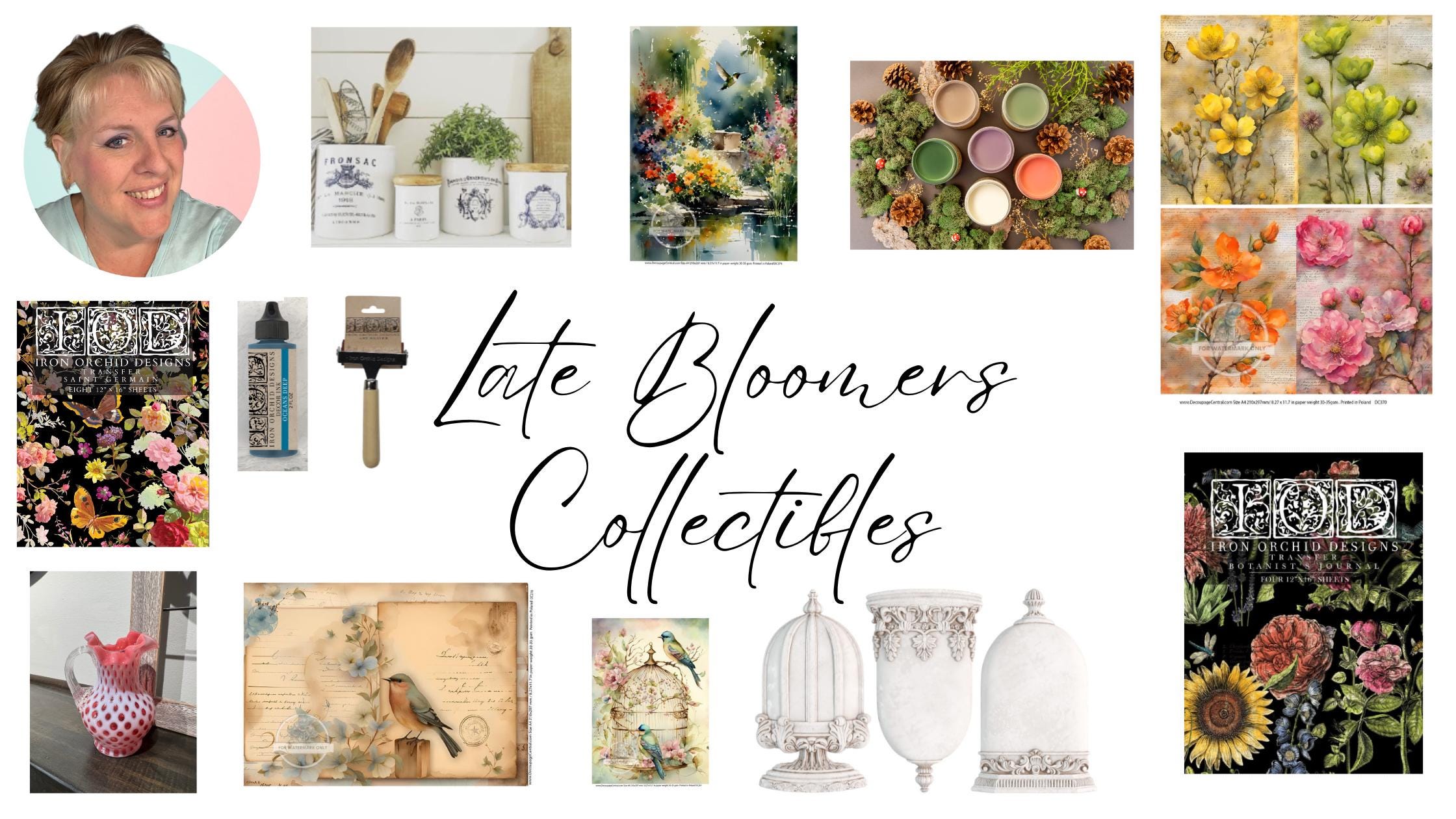 A4 Autumn Pumpkin Floral Decoupage DC414 Rice Paper - Fall Craft ...