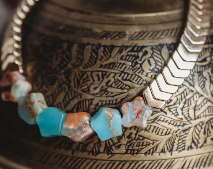 Serpentine Stars | Hematite | Reiki Infused Healing Jewelry | Healing Energy | Artisan Crystal Bracelet | Stability | Transform