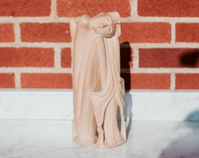 Unique Artisan Carved Wooden Sculpture Abstract | Statue | Modernism | Art Deco | FREE SHIPPING