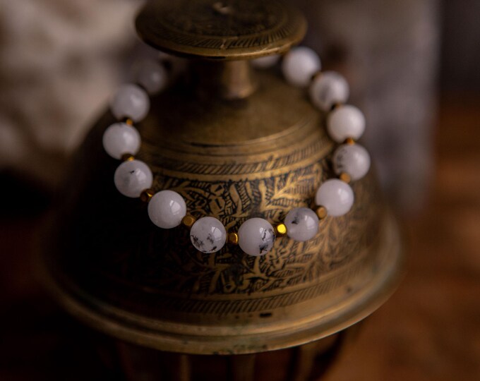 Rutilated Quartz | Reiki Infused Healing Jewelry | Healing Energy | Artisan Crystal Bracelet | Stability