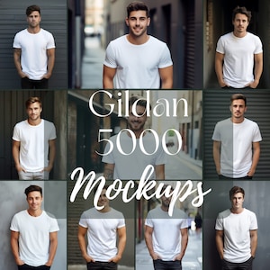 Mockup Bundle Gildan 5000 Mockup Tshirt Mockup Bundle Mens Mockup Bundle Shirt Mockup Bundle T-Shirt Mockup Bundle Mega Bundle